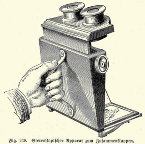 Stereoskop ręczny z 1877